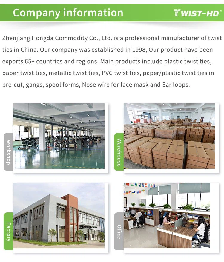 twist tie wholesale for bread/vegetable