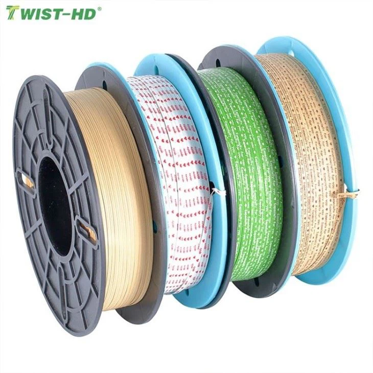 Paper Twist Tie Closing Spool Ties With Galvanized Iron Wire For Bags